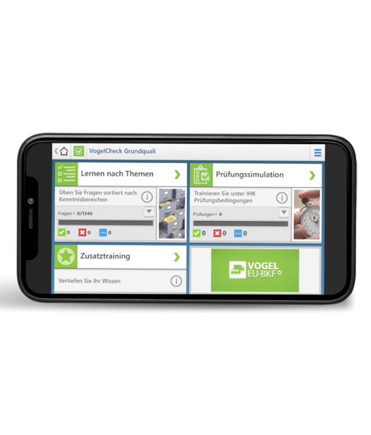 Smartphone mit VogelCheck