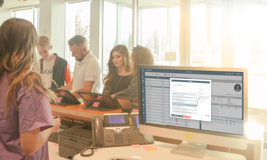 Fahrschul-Manager CheckIn Fahrschüler*innen melden sich in Fahrschule über den Fahrschul-Manager an