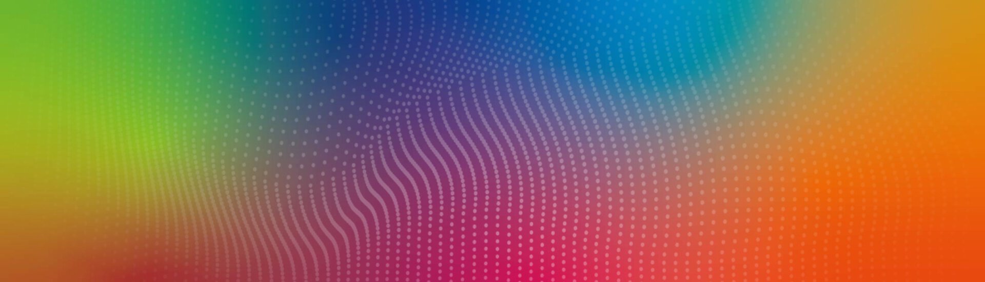 Weißer Schriftzug "Vogelperspektive" vor buntem Verlauf im Hintergrund