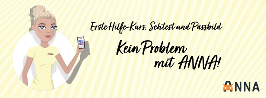 Abbildung einer Comic-Frau mit Smartphone in der Hand und Text