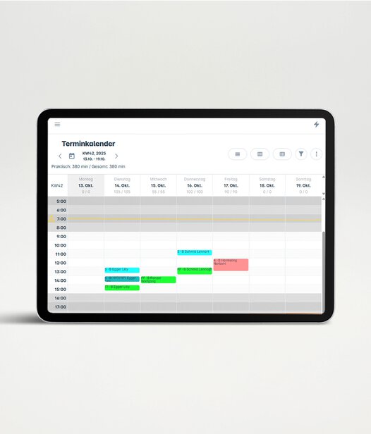 Fahrschul-Manager mobil Kalender