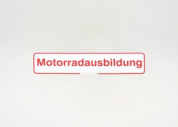 37862_Magnetschild Motorradausbildung 37862_Magnetschild Motorradausbildung