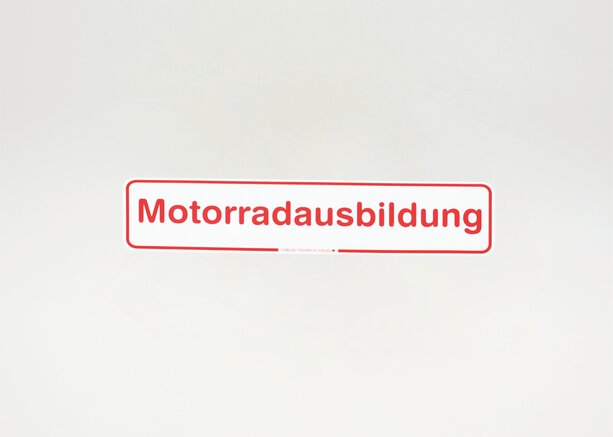 37845_Magnetschild Motorradausbildung