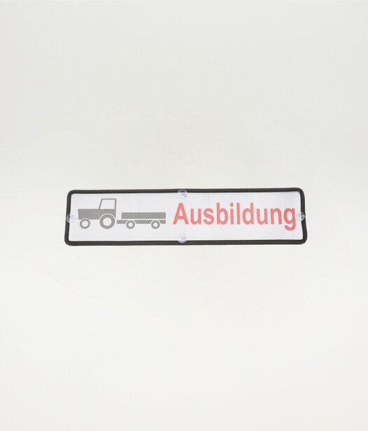 47868_Heckscheibenschild Lochfolie T-Ausbildung