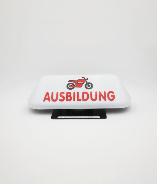 37453_Dachschild Motorradausbildung