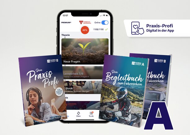 Fahren Lernen Max PREMIUM - Großes Printset für Klasse A