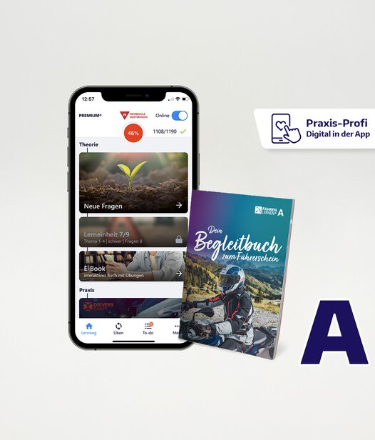 Fahren Lernen Max PREMIUM - Klasse A mit Begleichtbuch für Klasse A Fahren Lernen Max PREMIUM - Klasse A mit Begleichtbuch für Klasse A