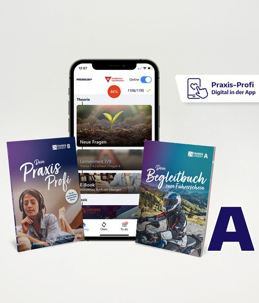 Fahren Lernen Max PREMIUM - Klasse A mit dem Praxis-Profi Fahren Lernen Max PREMIUM - Klasse A mit dem Praxis-Profi