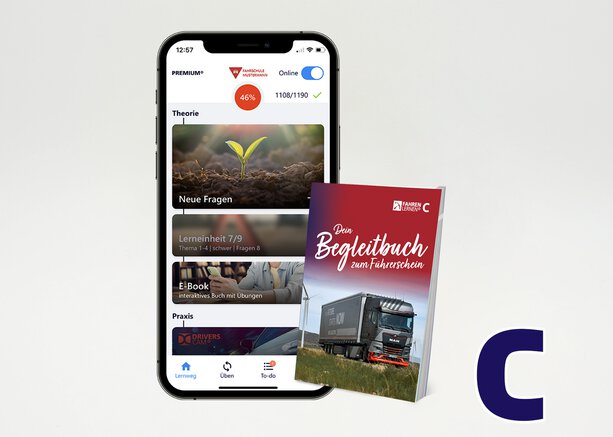 Fahren Lernen Max PREMIUM - Klasse C mit dem Begleitbuch für Klasse C