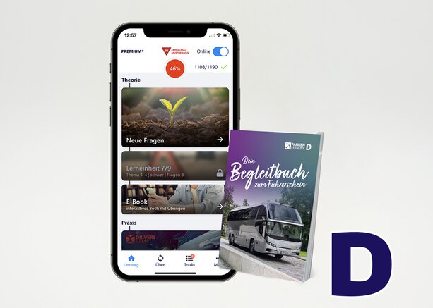 Fahren Lernen Max PREMIUM - Klasse D mit dem Begleitbuch für Klasse D