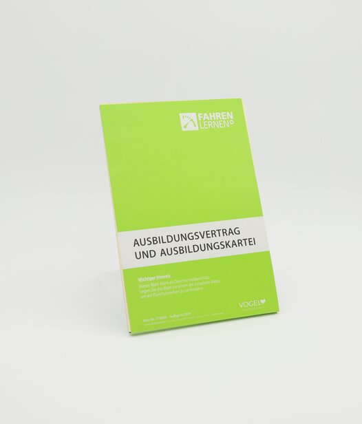 Ausbildungsvertrag und Ausbildungskartei_17162m